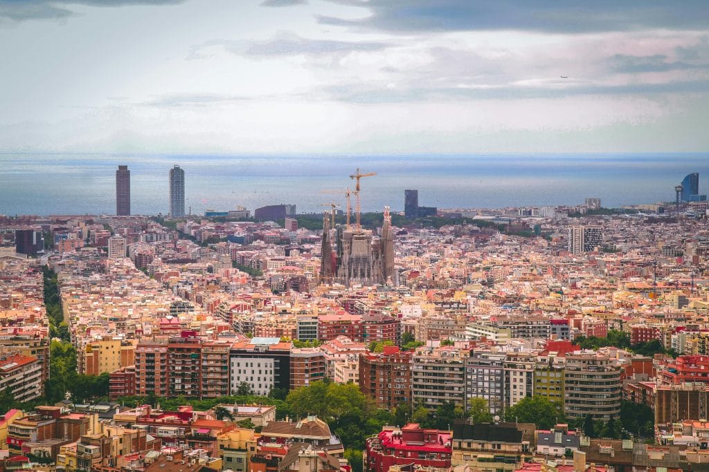 Vista ciudad de Barcelona